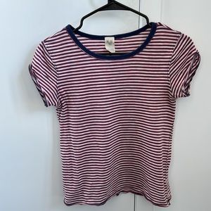 Free People Striped Red and White Top
